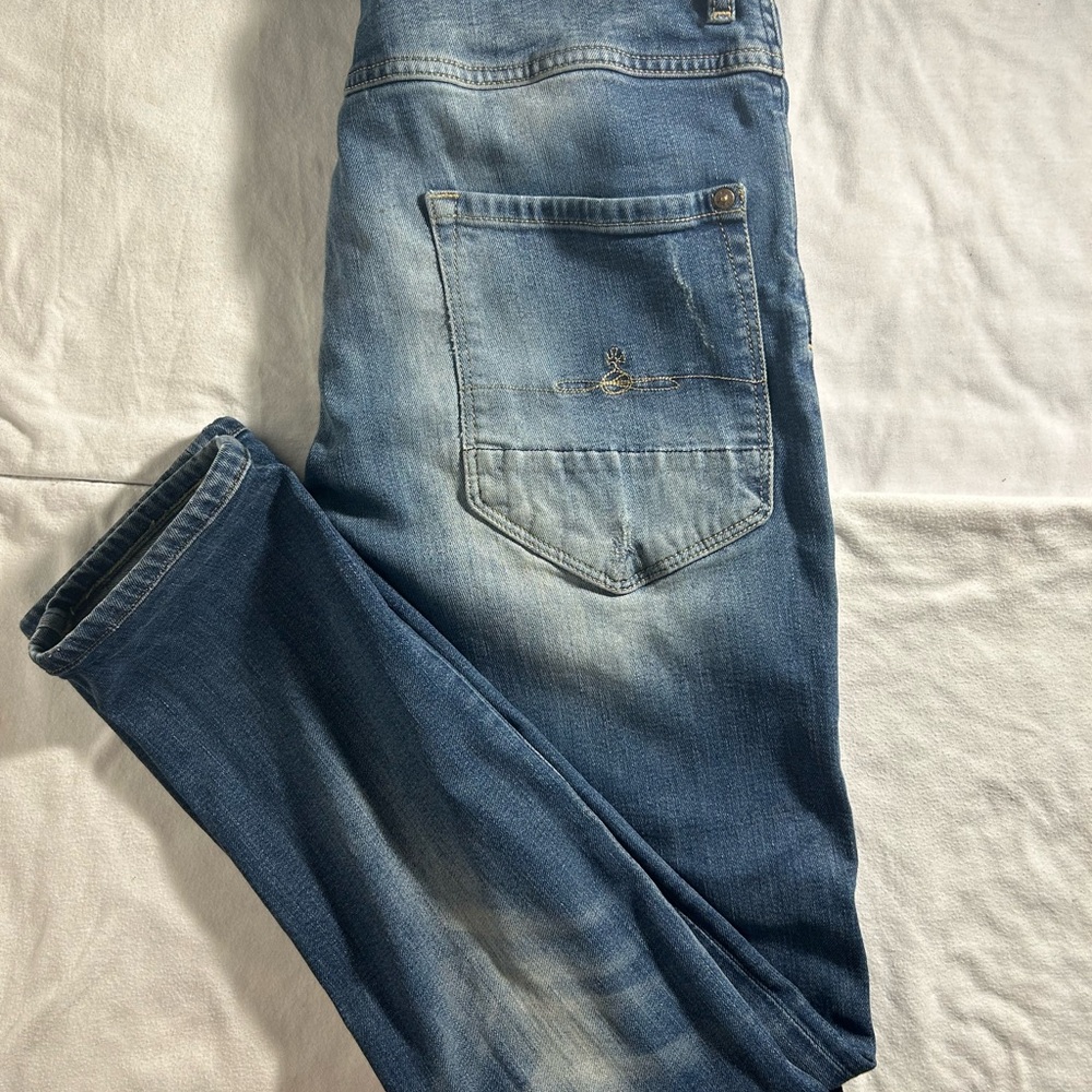 Vivienne Westwood Light and Dark Blue Skinny Jeans